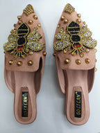 Rhinestone Bee Slippers Sandals SH0021