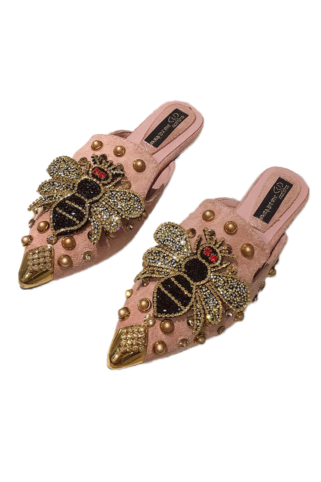 Rhinestone Bee Slippers Sandals SH0021