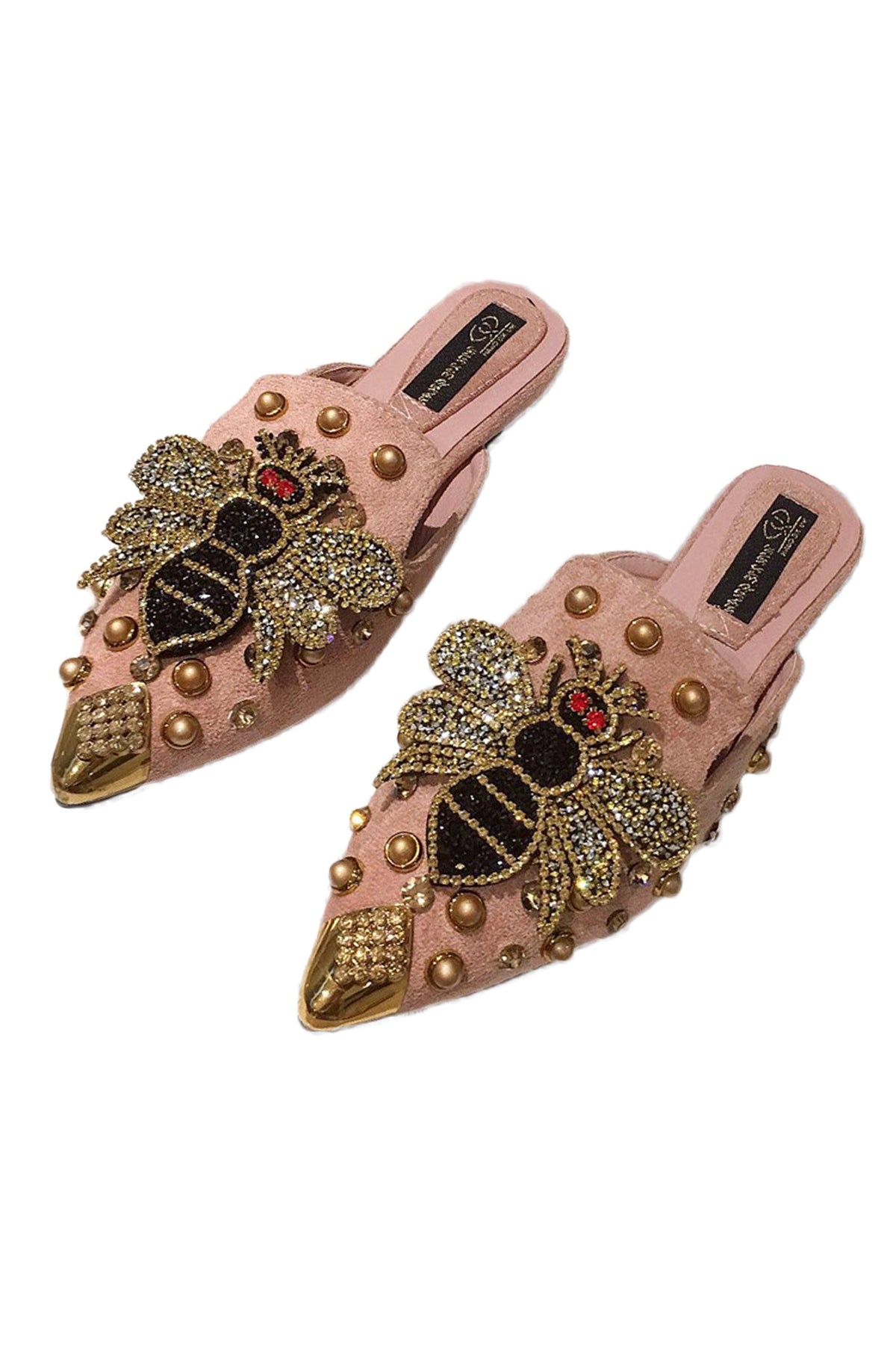 Rhinestone Bee Slippers Sandals SH0021