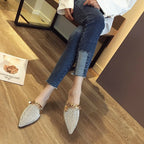 Rhinestone Chain Sandals Slippers SH0029
