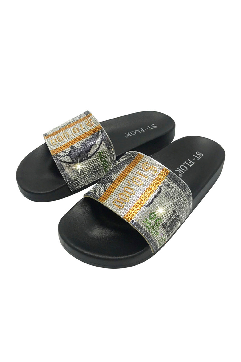 Dollar Rhinestone Sandal SH0042
