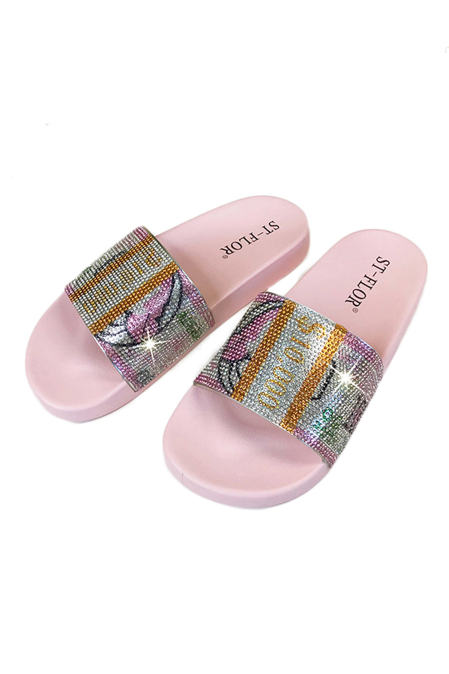 Dollar Rhinestone Sandal SH0042