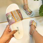 Dollar Rhinestone Sandal SH0042
