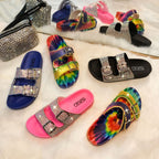 Double Buckle Rhinestone Sandal SH0047