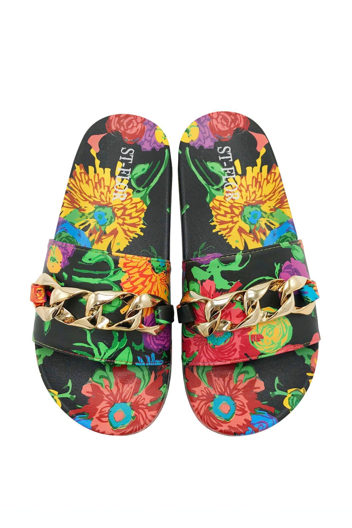 Floral Printed Sandal SH0056-WH