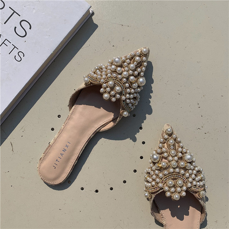 Pearl Flat Slippers SH0058