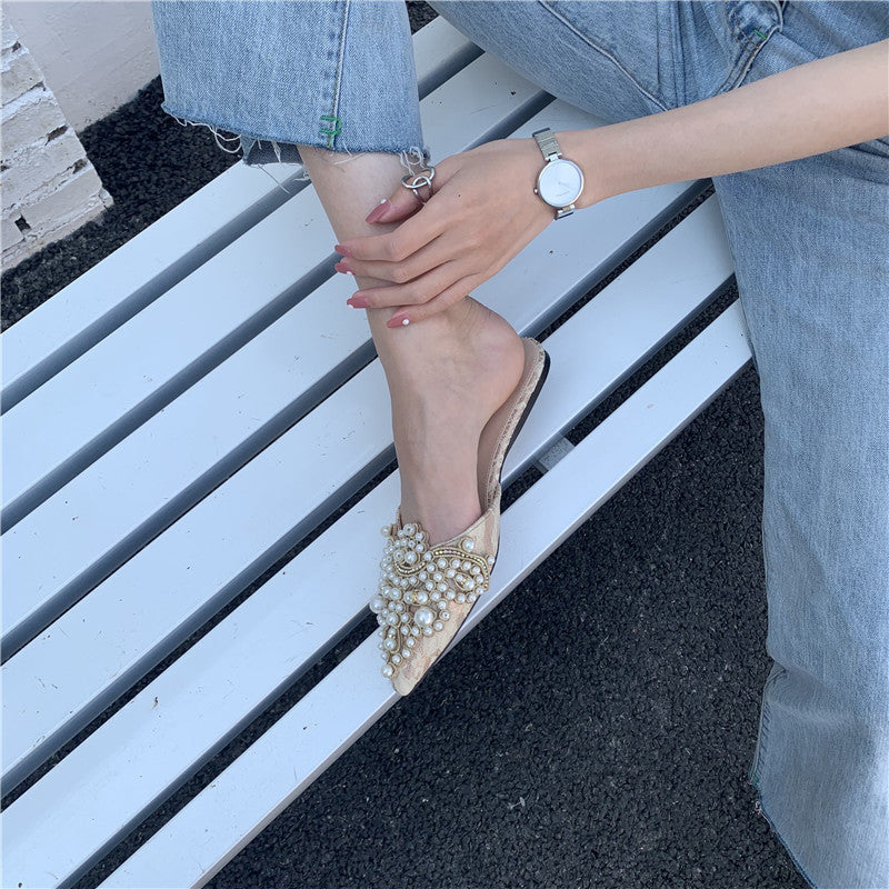 Pearl Flat Slippers SH0058