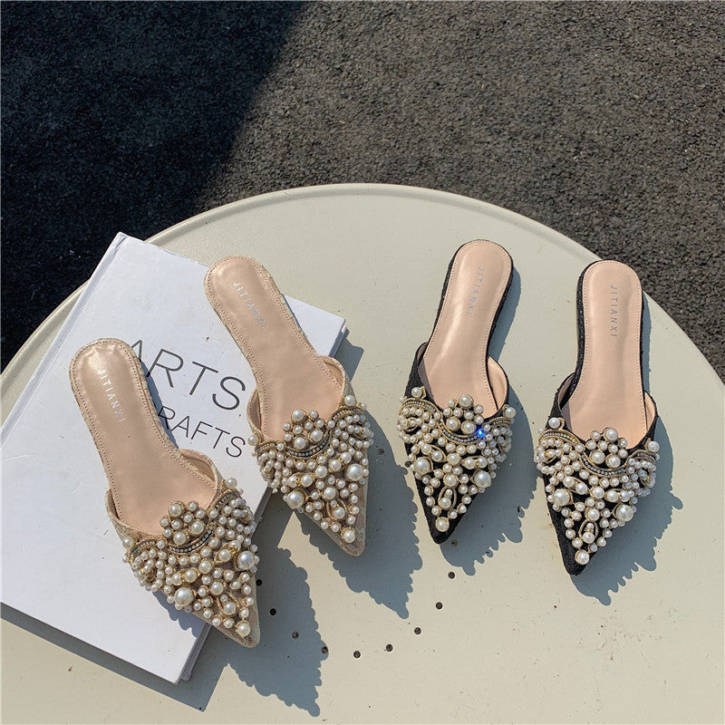 Pearl Flat Slippers SH0058