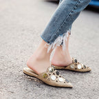 Button Slippers Sandals SH0070