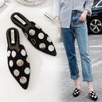 Button Slippers Sandals SH0070