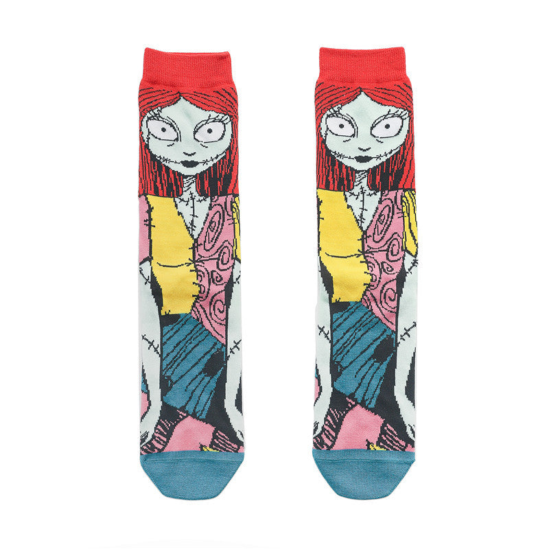 Zombie Girl Pattern Socks SK0038