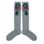 3D Floral Mid-calf Socks SK0044