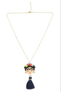 Floral Seed Bead Chain Necklace N4284