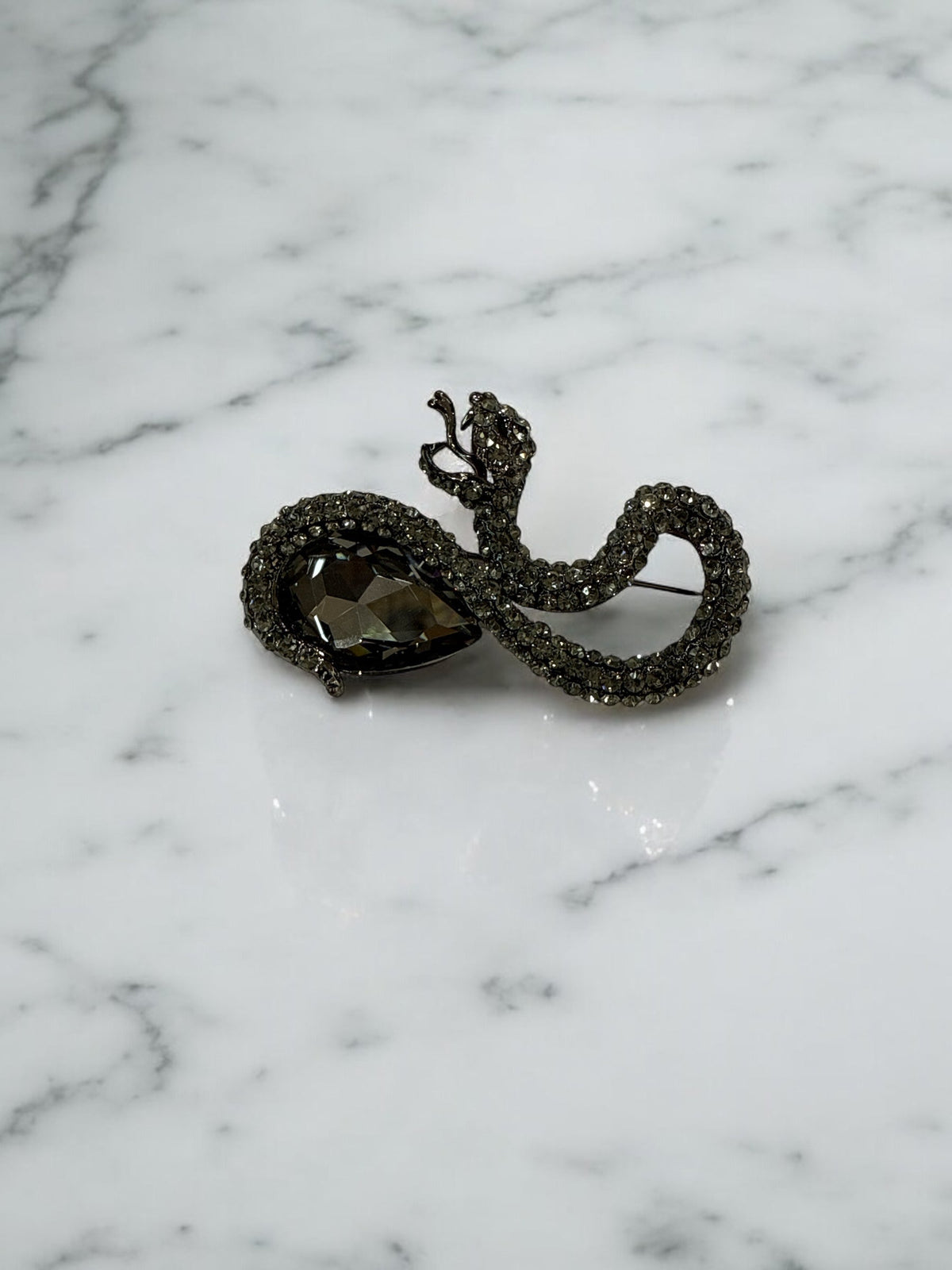 Snake Crystal Brooch PA3048