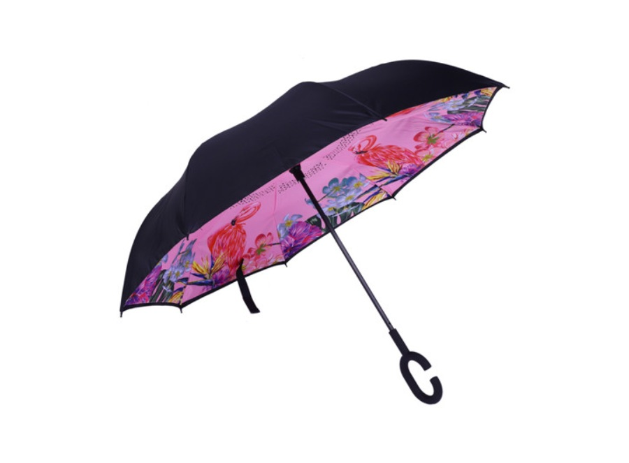Flamingo Print Umbrella UM0058