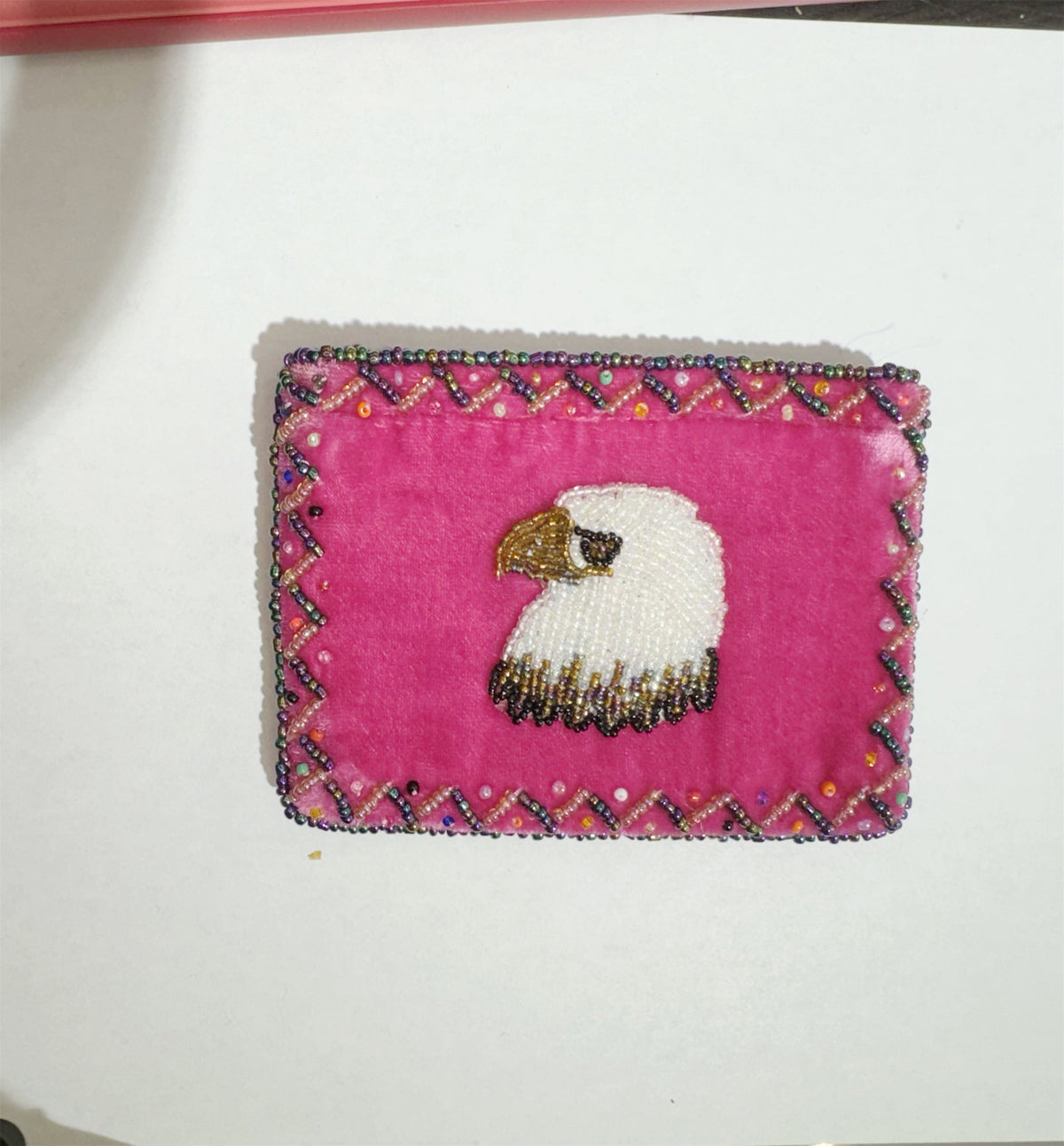 Eagle Rectangular Velvet Coin Purse V0701 - view 11