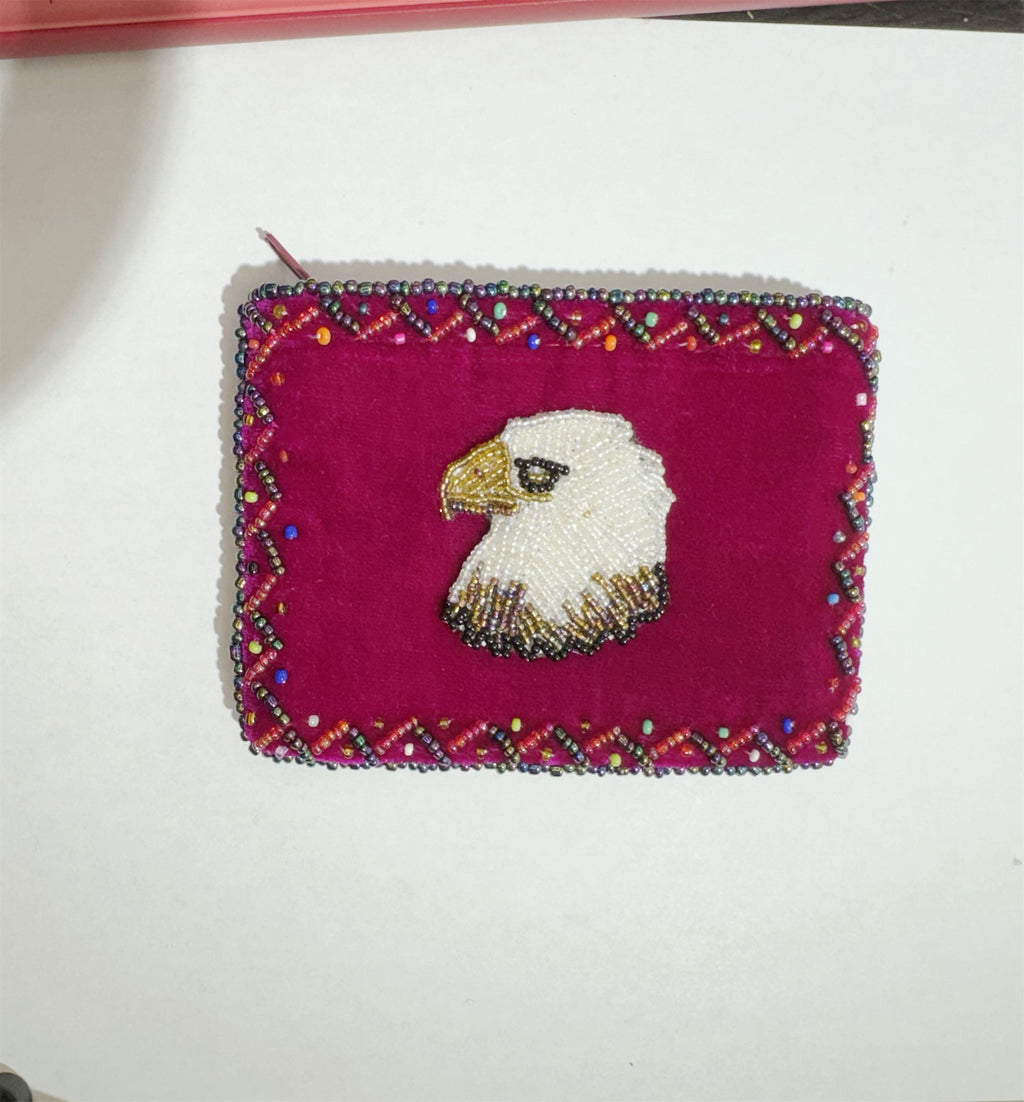 Eagle Rectangular Velvet Coin Purse V0701 - view 15