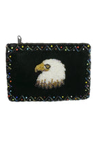 Eagle Rectangular Velvet Coin Purse V0701 - view 7