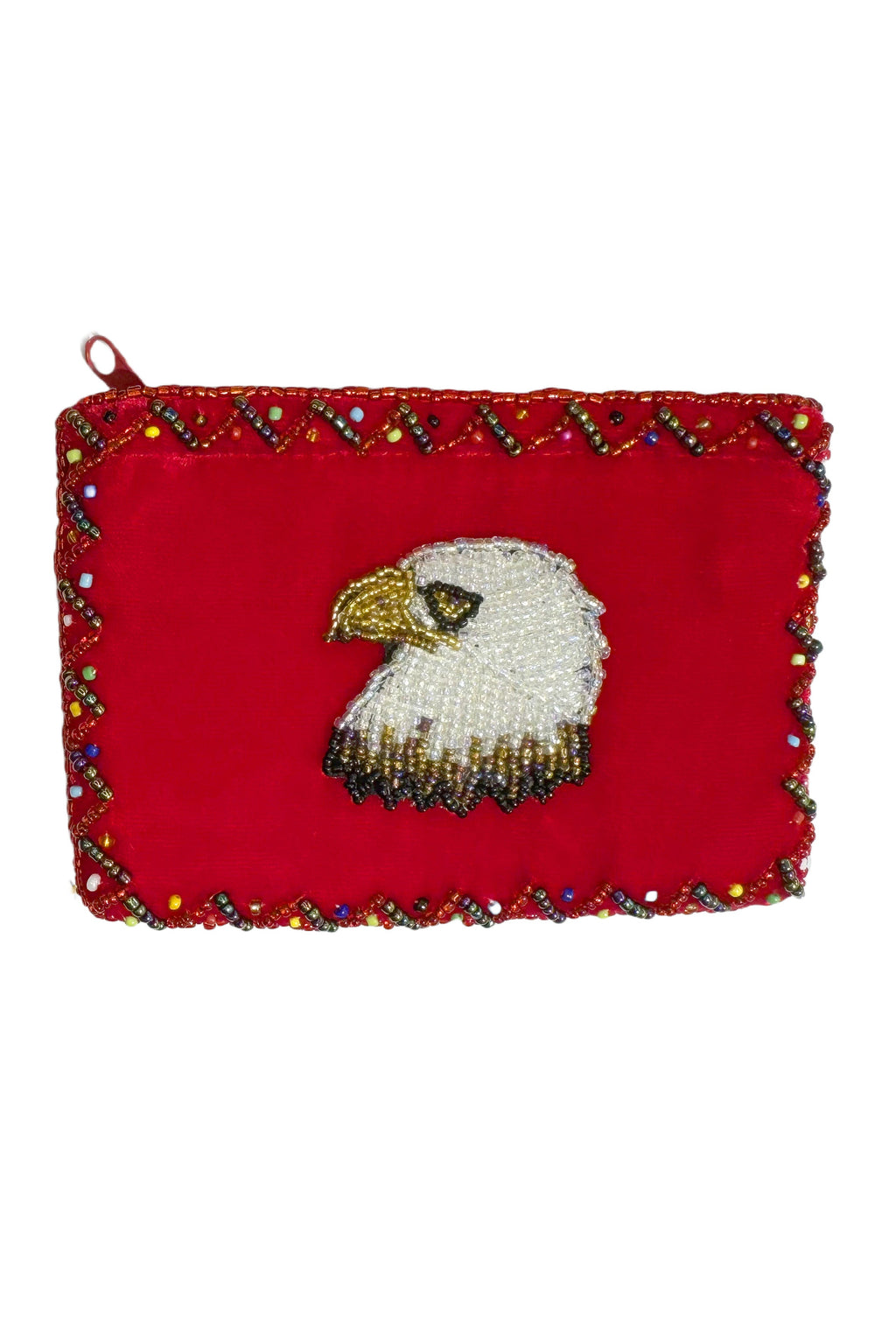 Eagle Rectangular Velvet Coin Purse V0701 - view 3