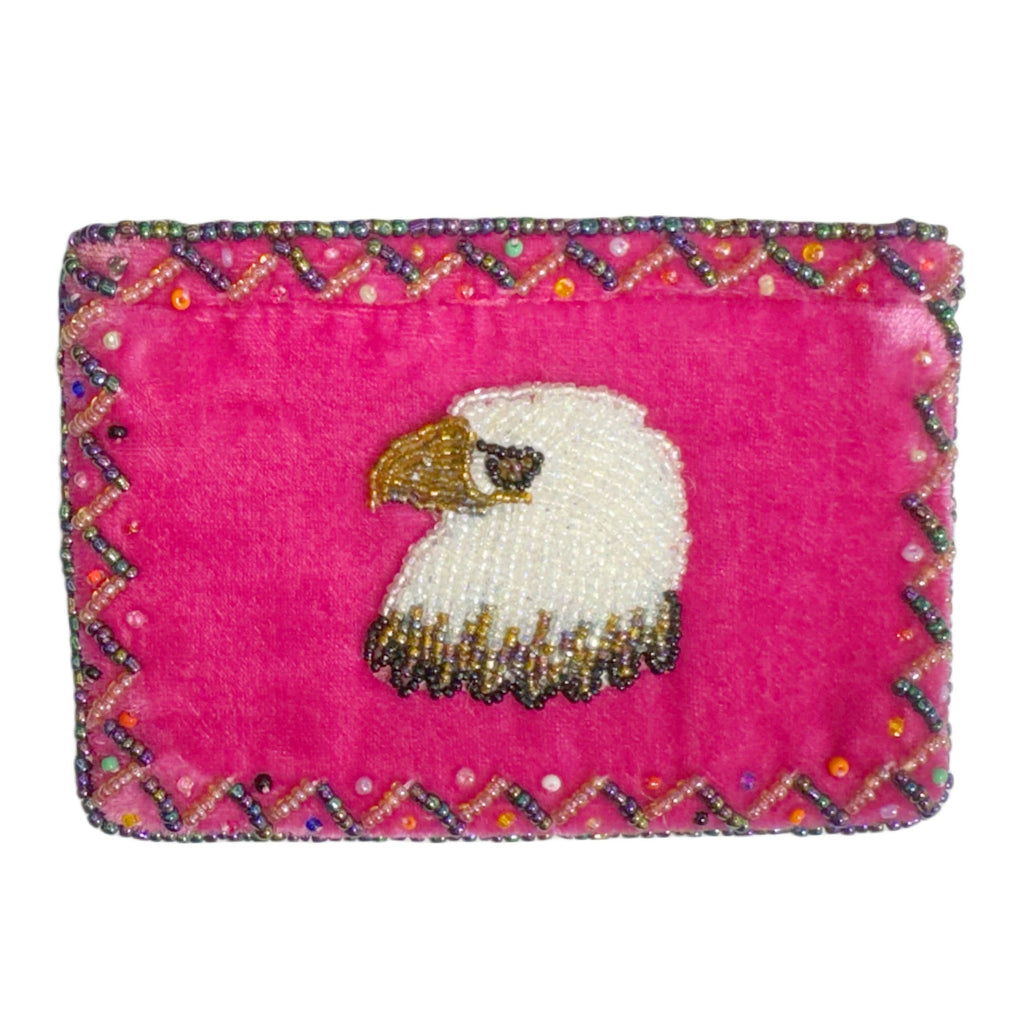 Eagle Rectangular Velvet Coin Purse V0701 - view 2