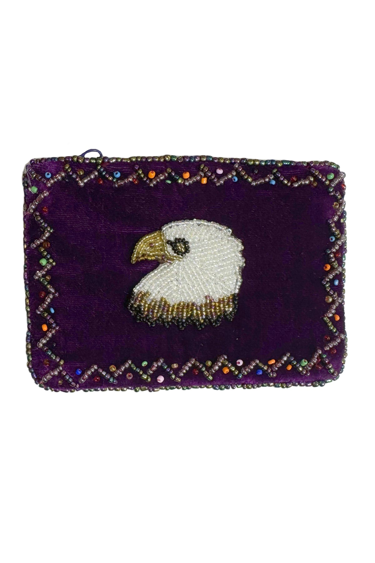 Eagle Rectangular Velvet Coin Purse V0701 - view 6