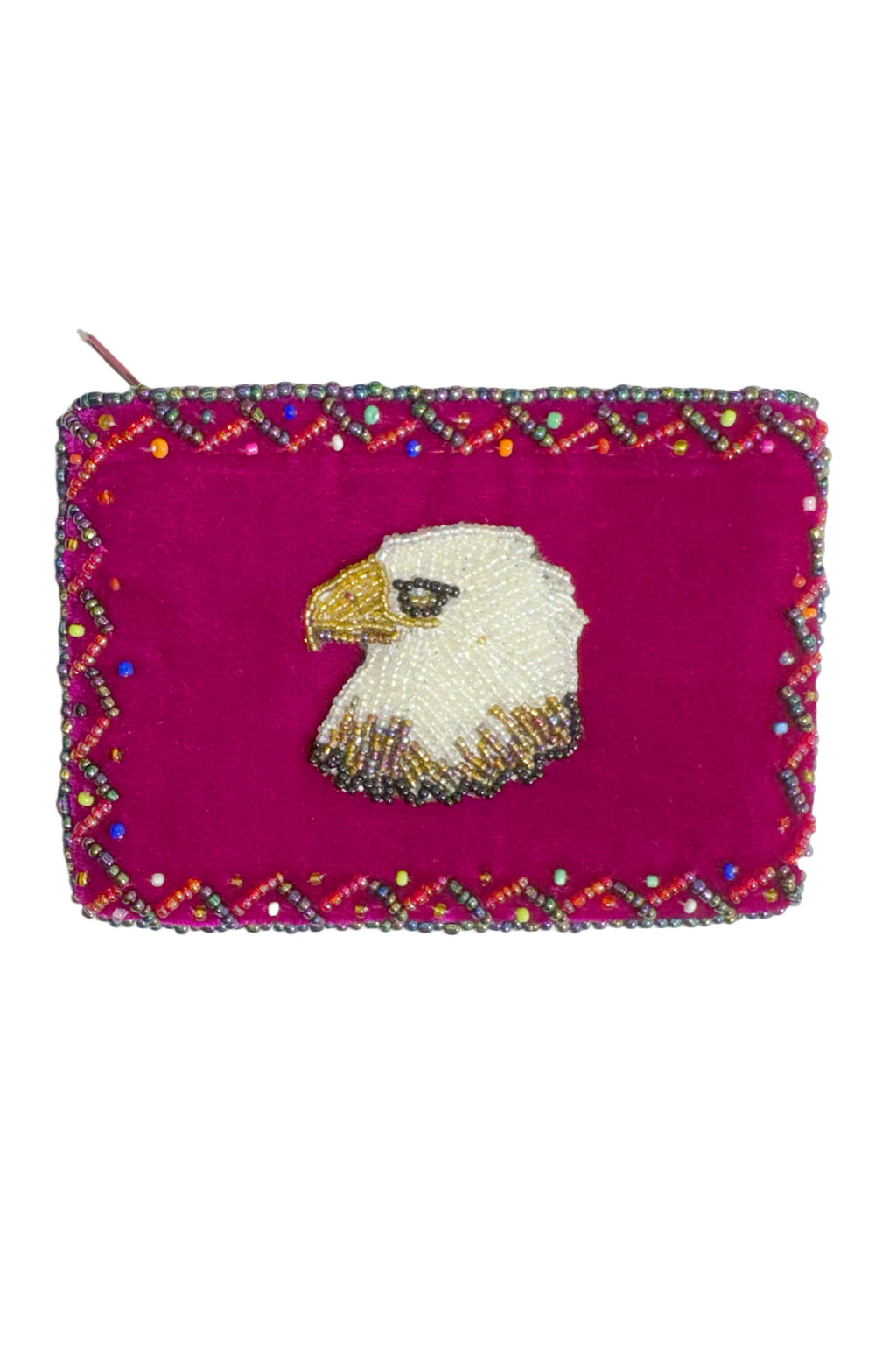 Eagle Rectangular Velvet Coin Purse V0701 - view 4