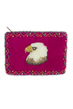 Eagle Rectangular Velvet Coin Purse V0701 - view 4