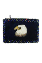 Eagle Rectangular Velvet Coin Purse V0701 - view 5