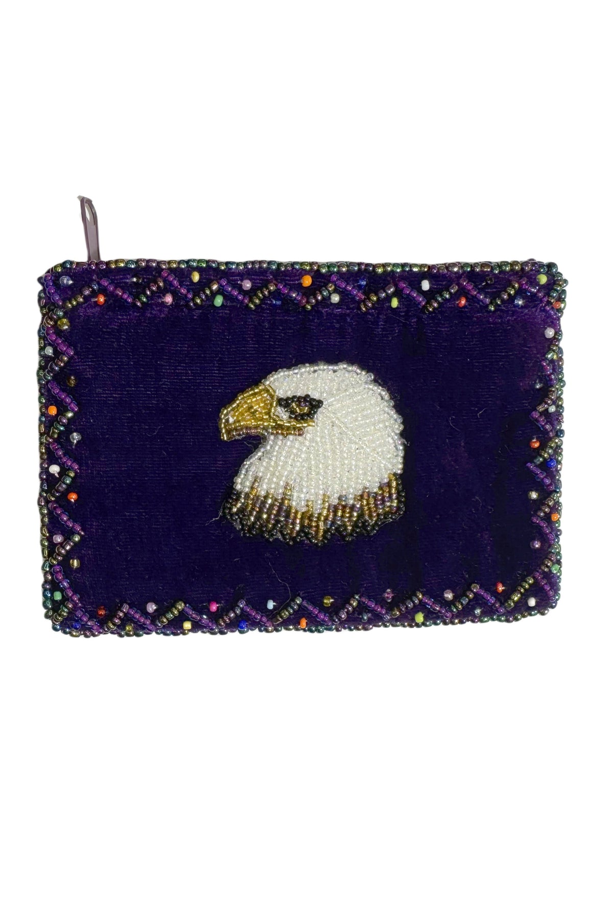 Eagle Rectangular Velvet Coin Purse V0701 - view 8