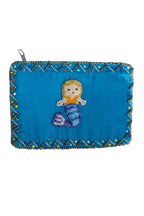 Mermaid Rectangular Velvet Coin Purse V0701