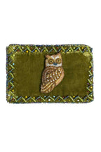 Owl Rectangular Velvet Coin Purse V0701 - view 9