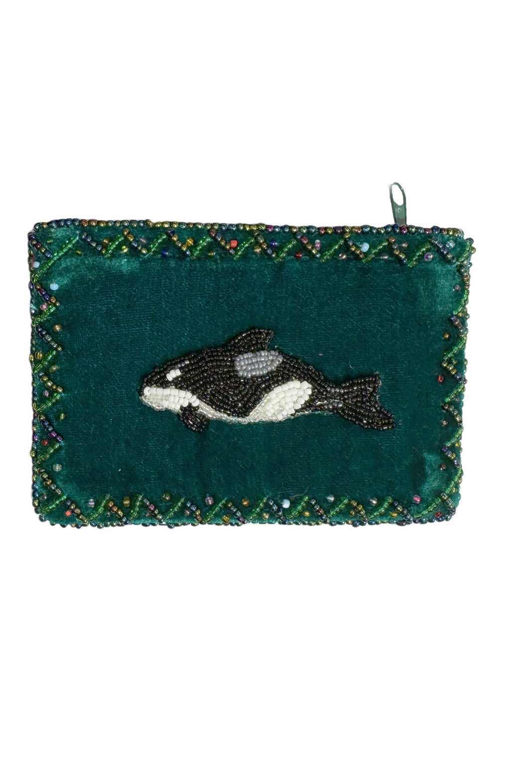 Orca Rectangle Velvet Coin Purse V0701