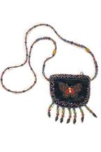 Seahorse Velvet Mini Necklace Charm Bag V0704
