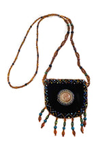 Seahorse Velvet Mini Necklace Charm Bag V0704