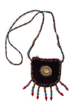 Seahorse Velvet Mini Necklace Charm Bag V0704