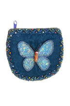 Butterfly Velvet Coin Purse V0714