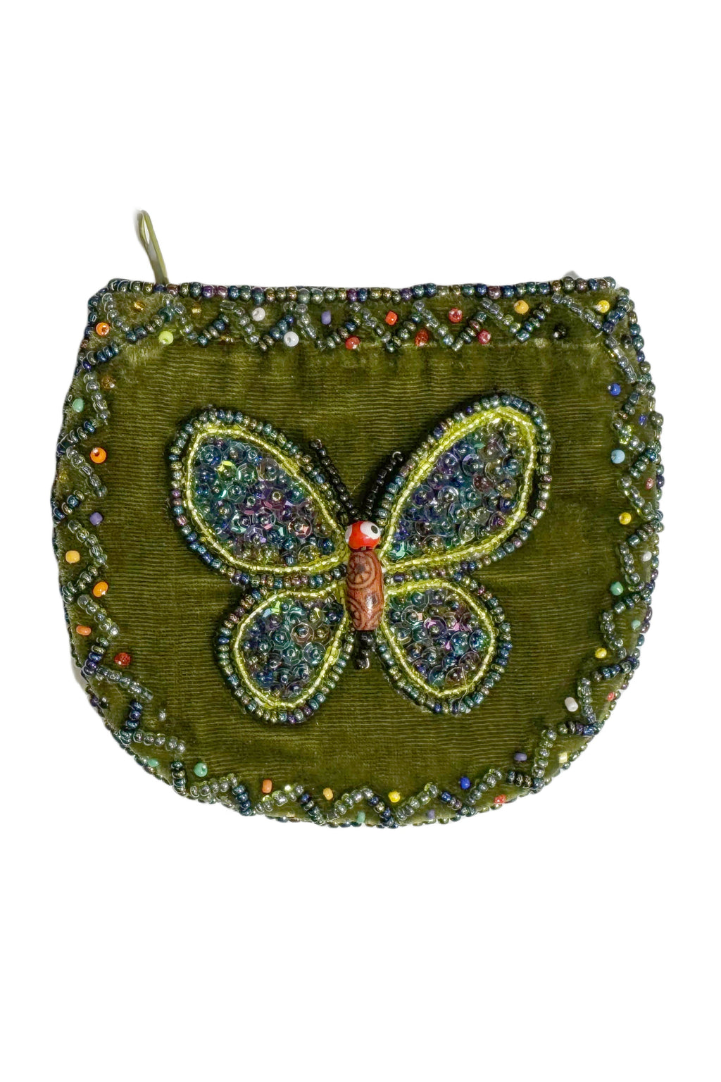 Butterfly Velvet Coin Purse V0714