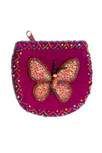 Butterfly Velvet Coin Purse V0714