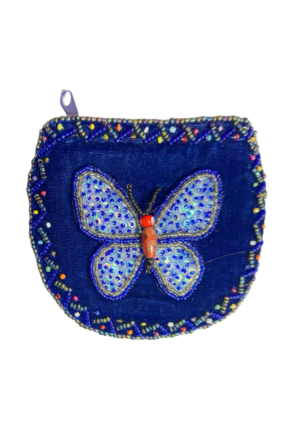 Butterfly Velvet Coin Purse V0714
