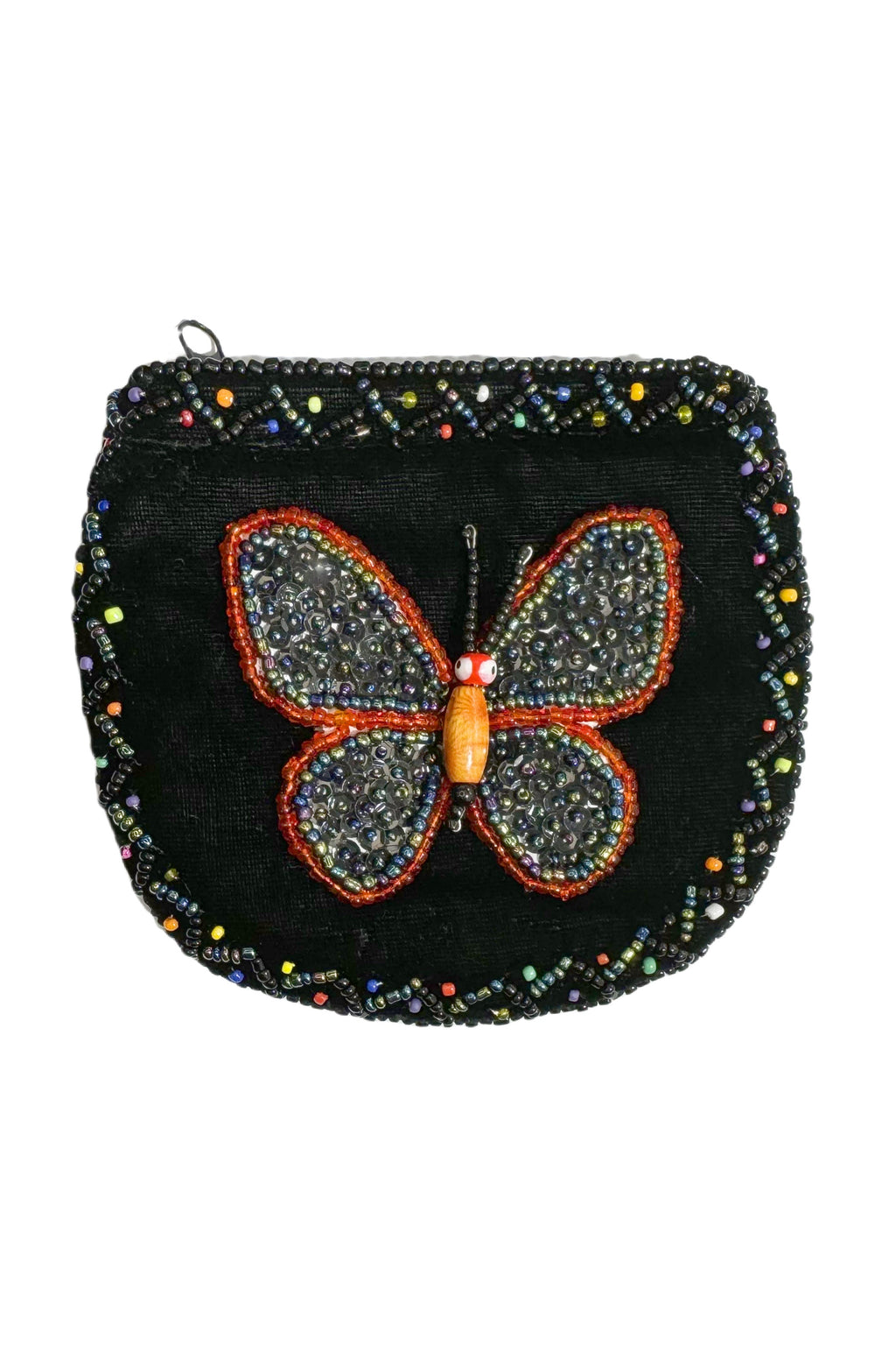 Butterfly Velvet Coin Purse V0714