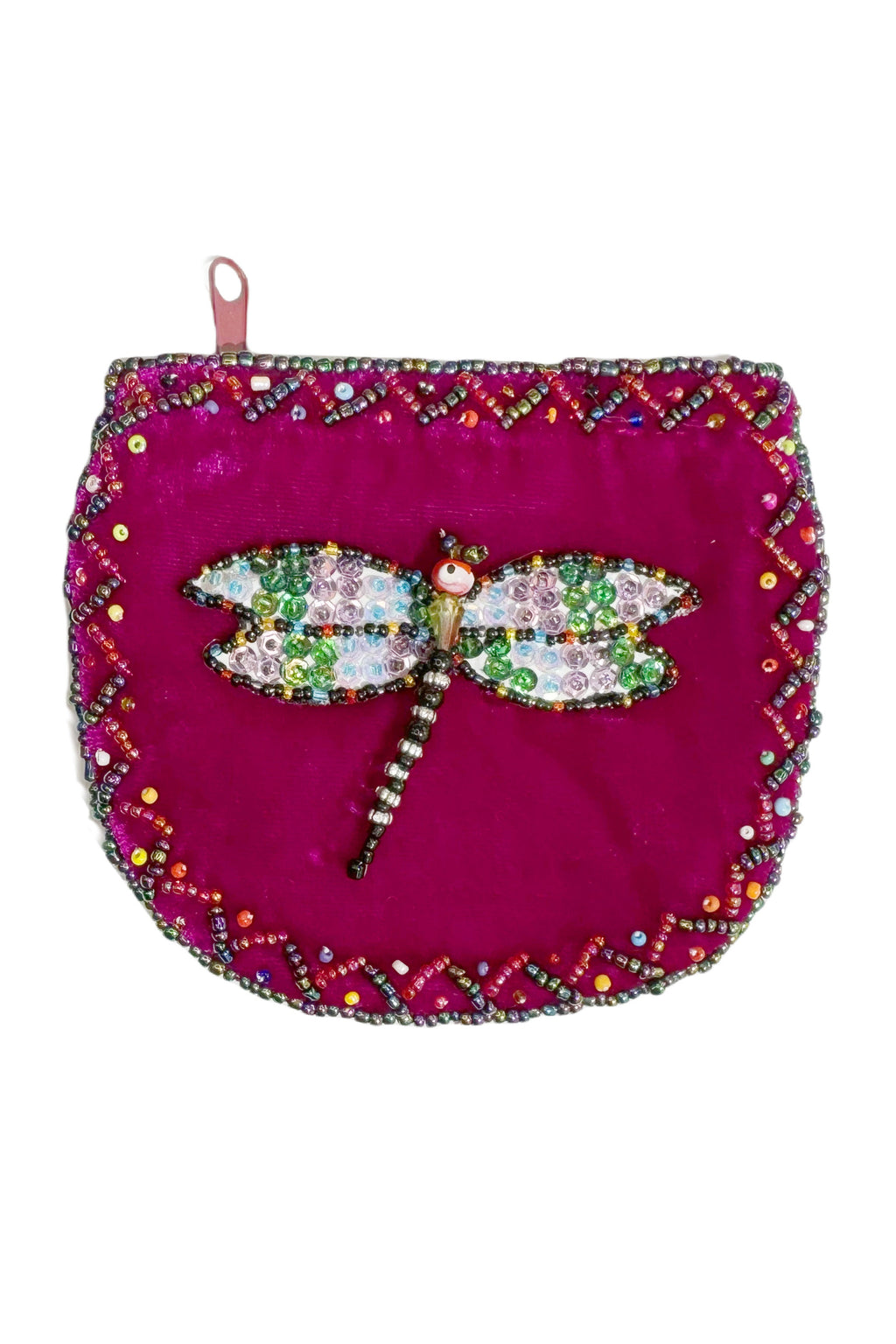 Butterfly Velvet Coin Purse V0714