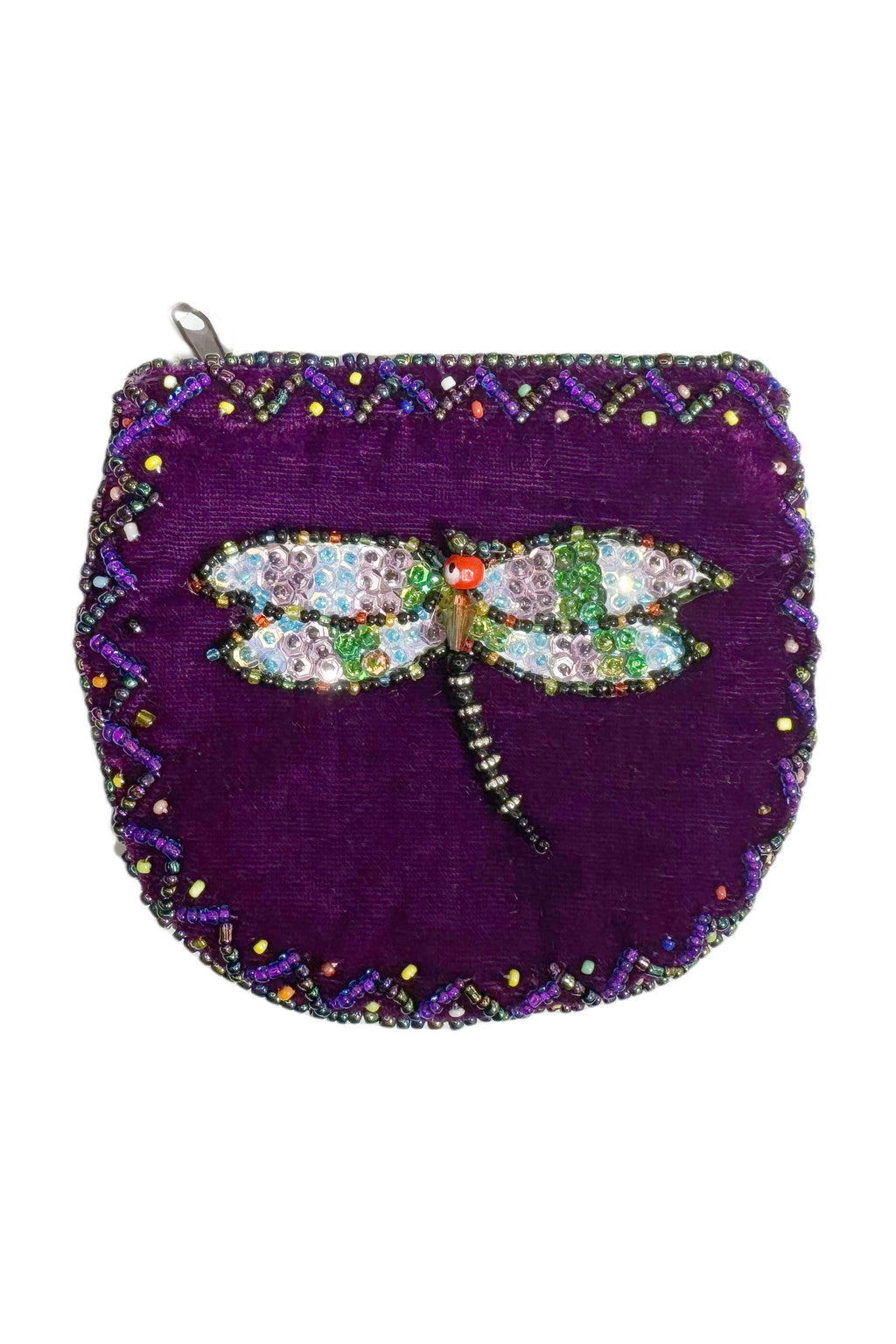 Butterfly Velvet Coin Purse V0714