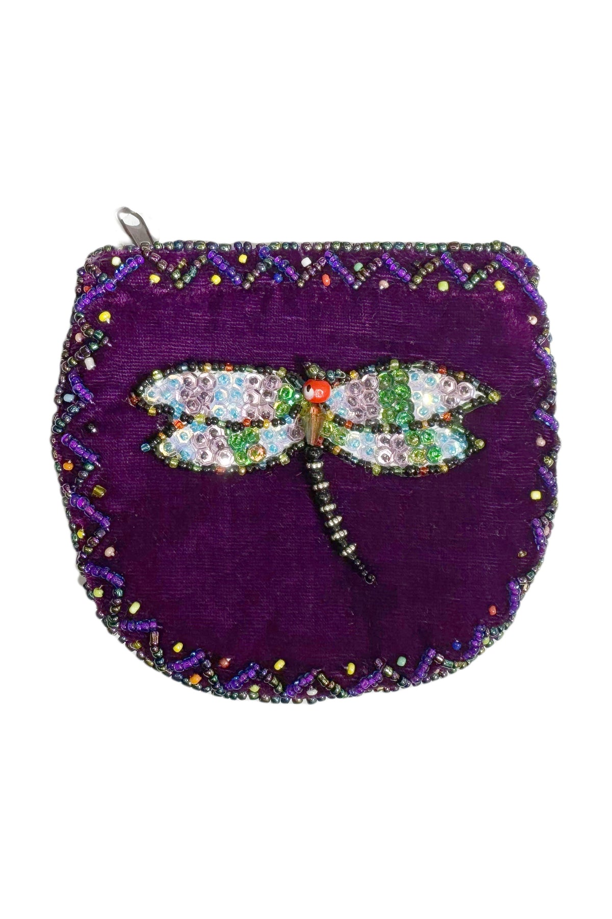 Butterfly Velvet Coin Purse V0714
