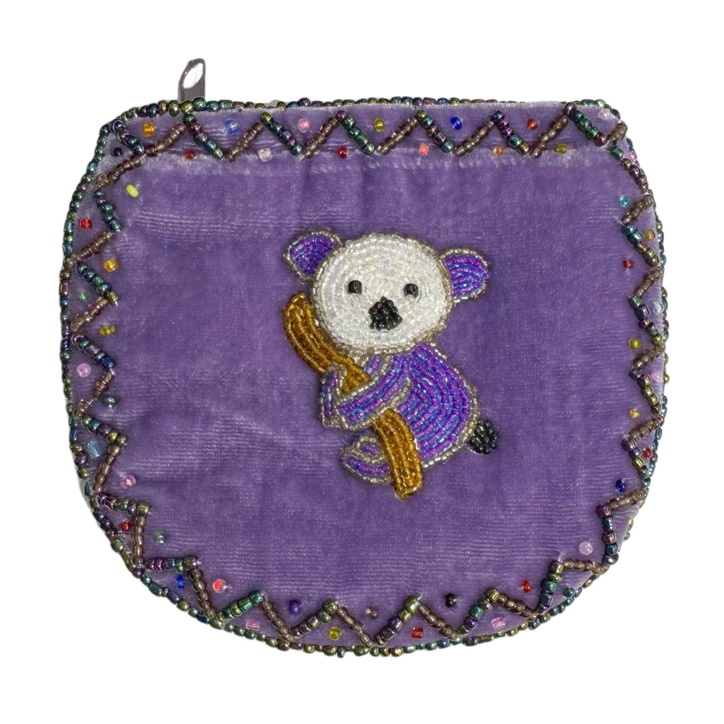 Butterfly Velvet Coin Purse V0714