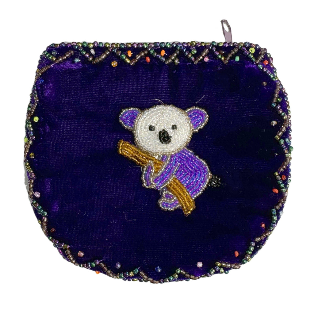 Butterfly Velvet Coin Purse V0714