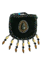 Teardrop Stone Velvet Small Amulet Bag/Necklace V0715 - view 8