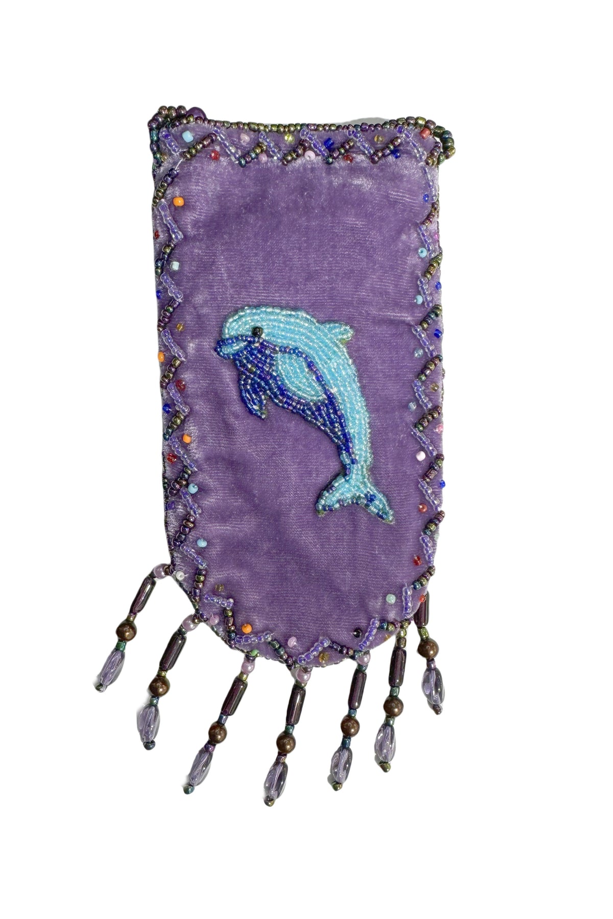 Credit Card Holder CrossBody Bag With Strap V0710 - Dolphin