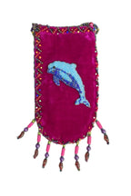 Credit Card Holder CrossBody Bag With Strap V0710 - Dolphin