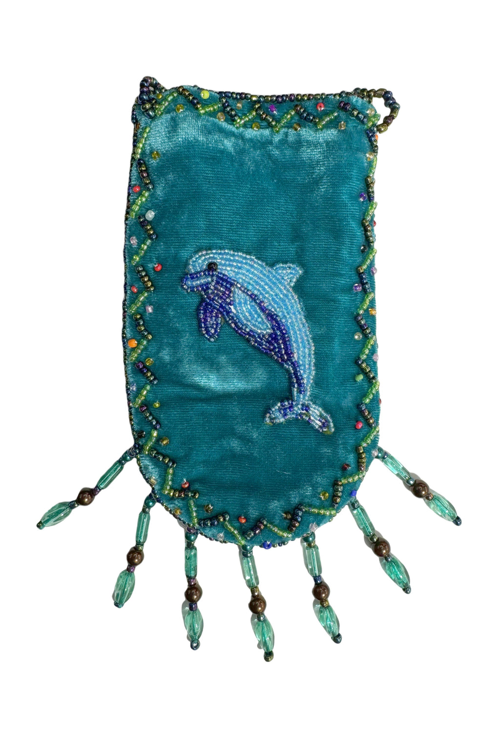 Credit Card Holder CrossBody Bag With Strap V0710 - Dolphin