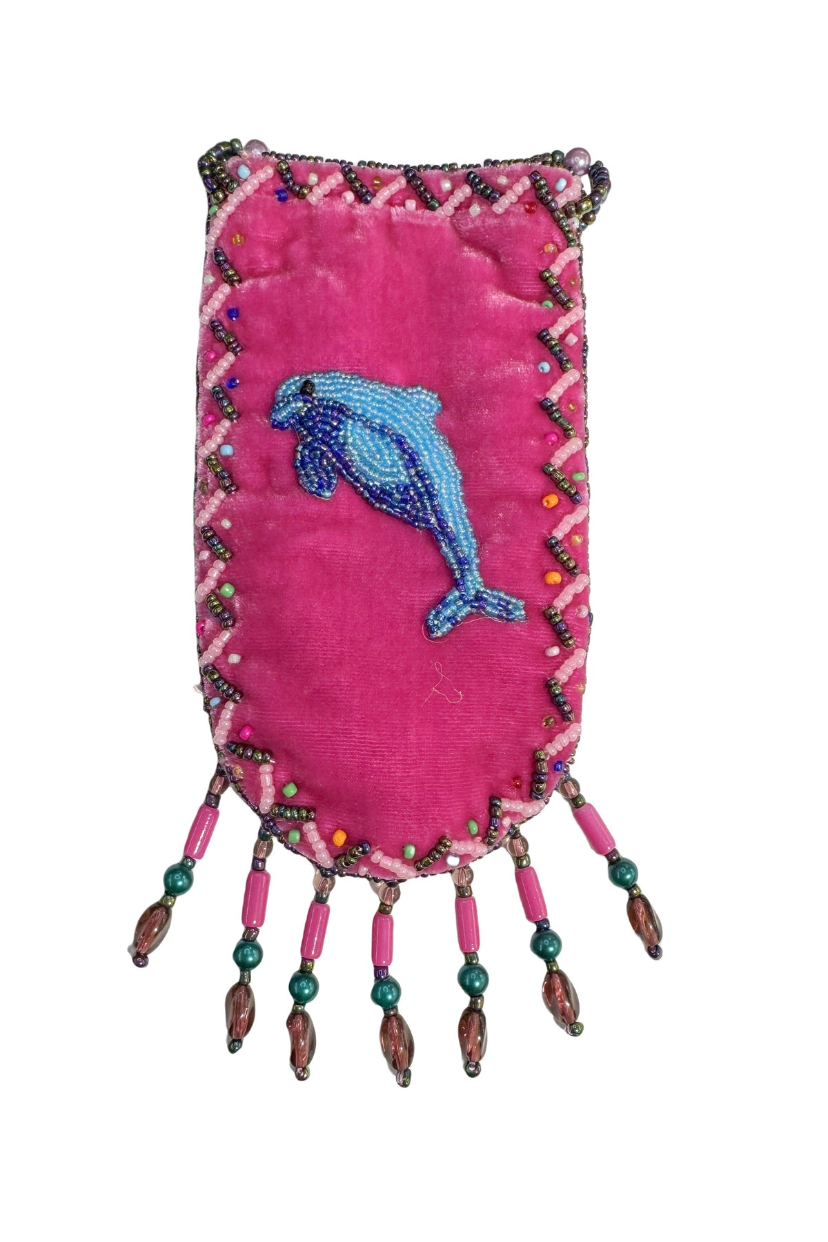 Credit Card Holder CrossBody Bag With Strap V0710 - Dolphin